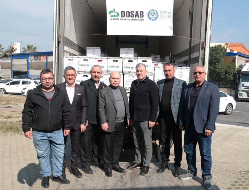 DOSAB`lı sanayicilerden Ramazanda erzak yardımı