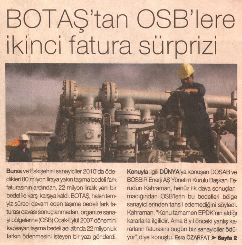 Dunya Gazetesi 1 Sayfa