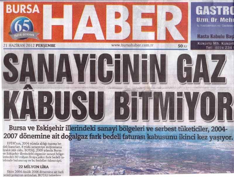 Bursa Haber Gazetesi Manset
