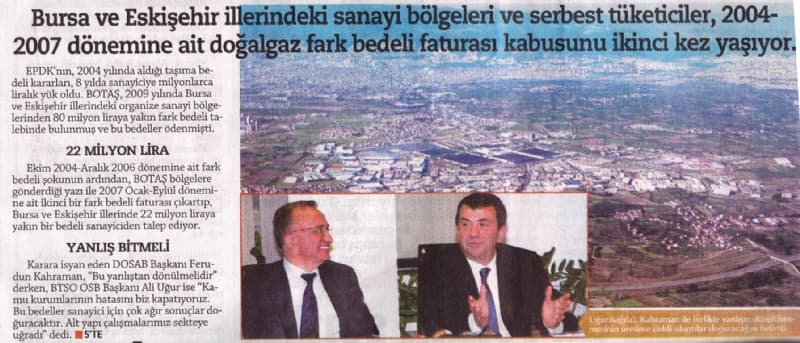 Bursa Haber Gazetesi 1.Sayfa