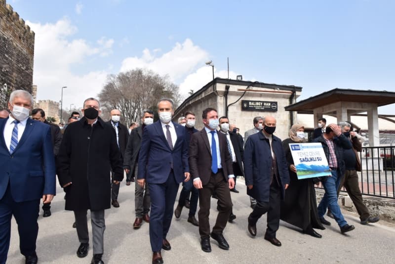 Bursa`daki Su Günü Yürüyüşüne Başkan Ersan Özsoy da katıldı