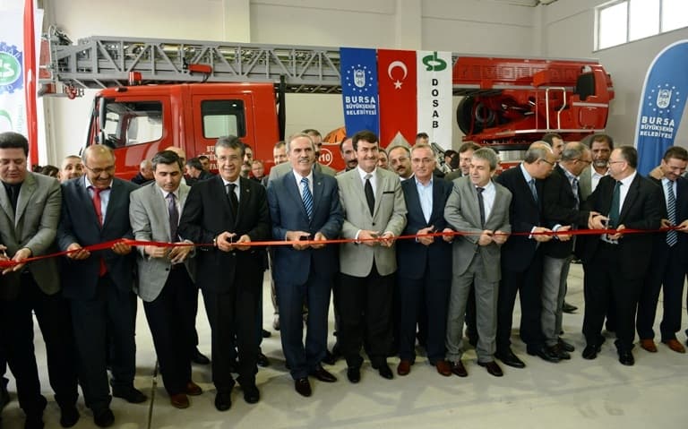DEMİRTAŞ İTFAİYE MERKEZİ TÖRENLE AÇILDI