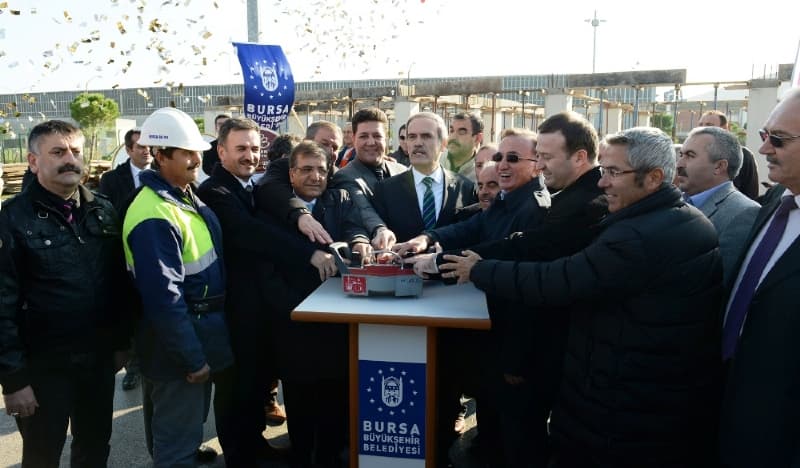 DOSAB İTFAİYE MERKEZİNİN TEMELİ TÖRENLE ATILDI