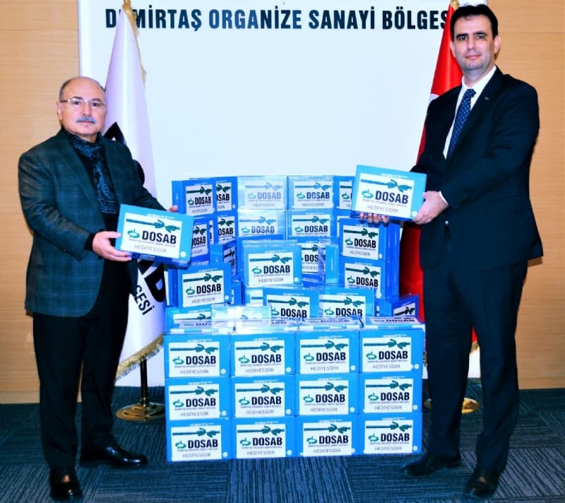 DOSAB Sanayicileri İhtiyaç Sahibi 200 Öğrenciye Klavyeli Tablet Desteği Sağladı