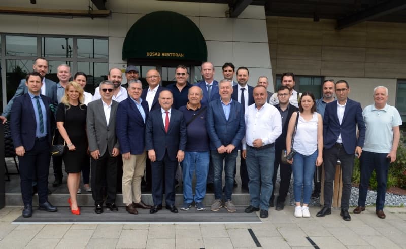 DOSAB Yönetimi medya temsilcileri ile buluştu