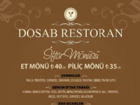DOSAB Restoran Secenekli Mönü